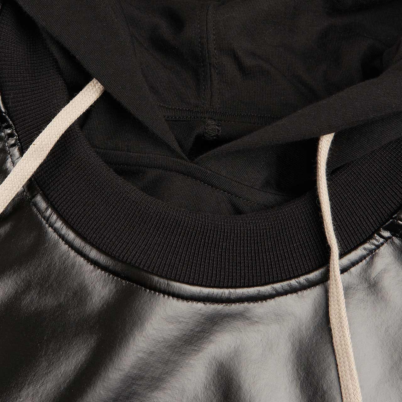 rick owens drkshdw hustler hoodie (black) - a.plus