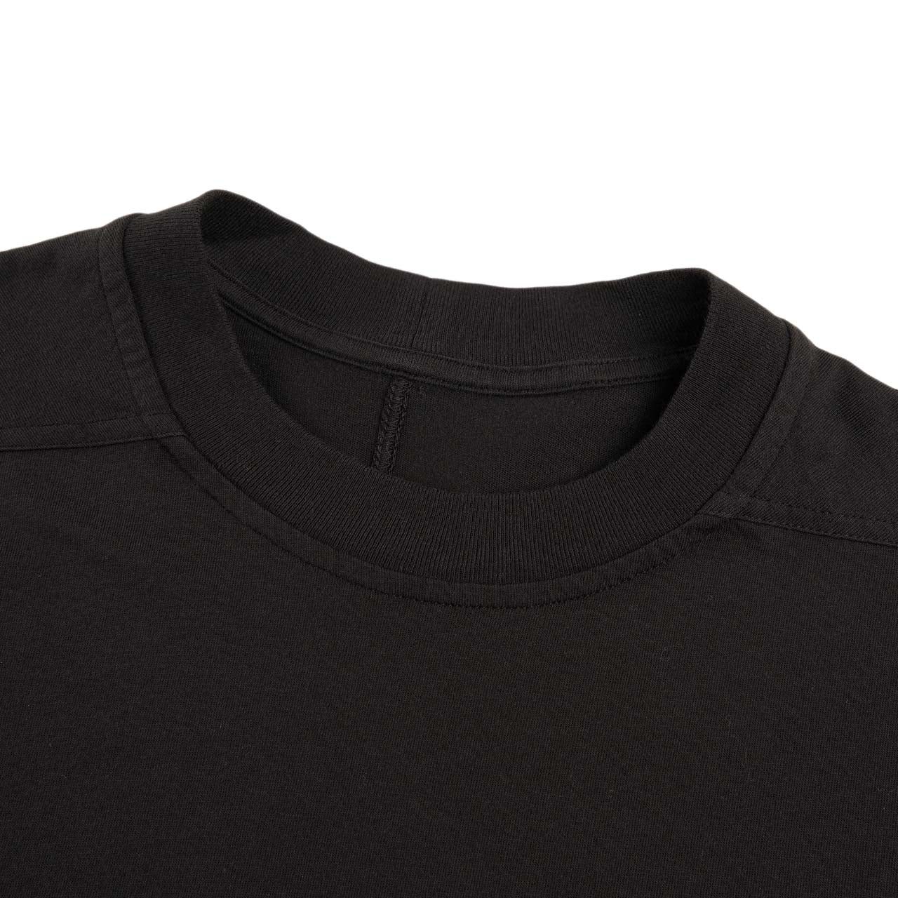 rick owens drkshdw jumbo knit t-shirt (black / pearl) - a.plus