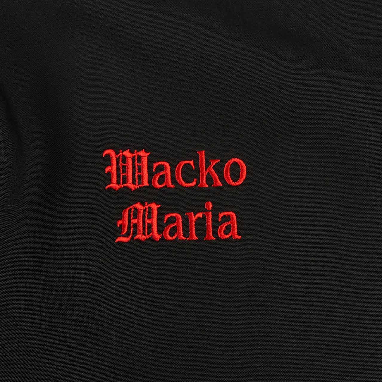 wacko maria black eye patch 50's shirt l/s type 1 (black) - a.plus