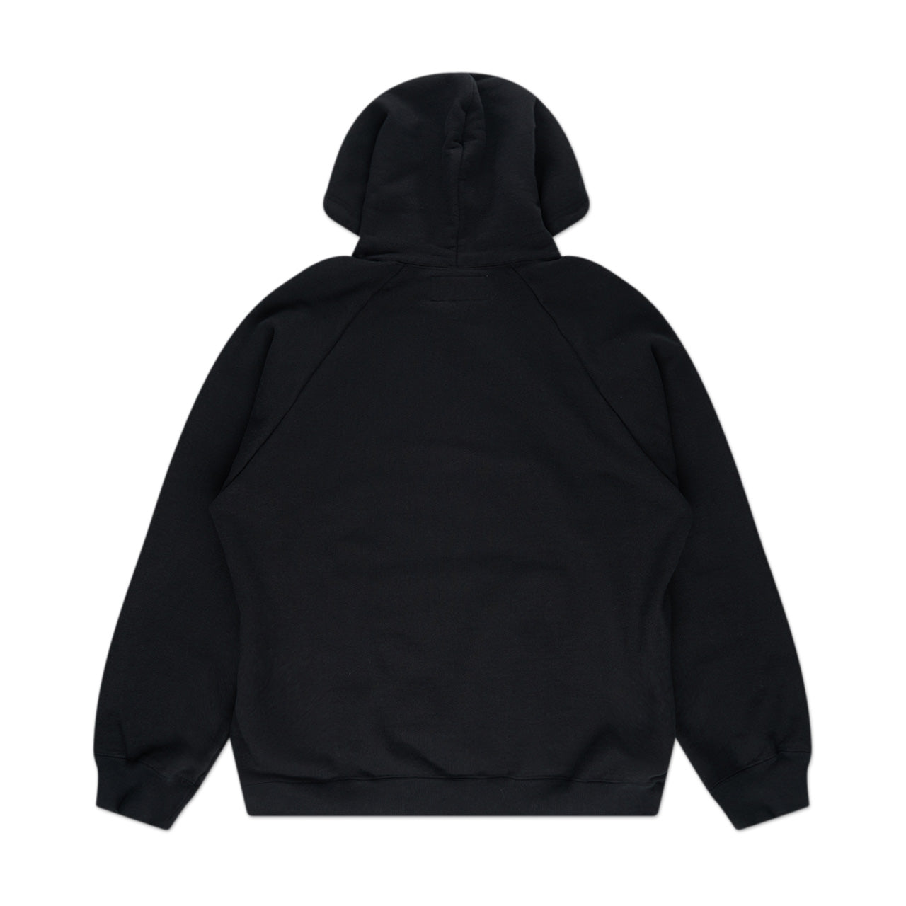 wacko maria washed heavyweight pullover hooded sweat type-1 (black) - a.plus