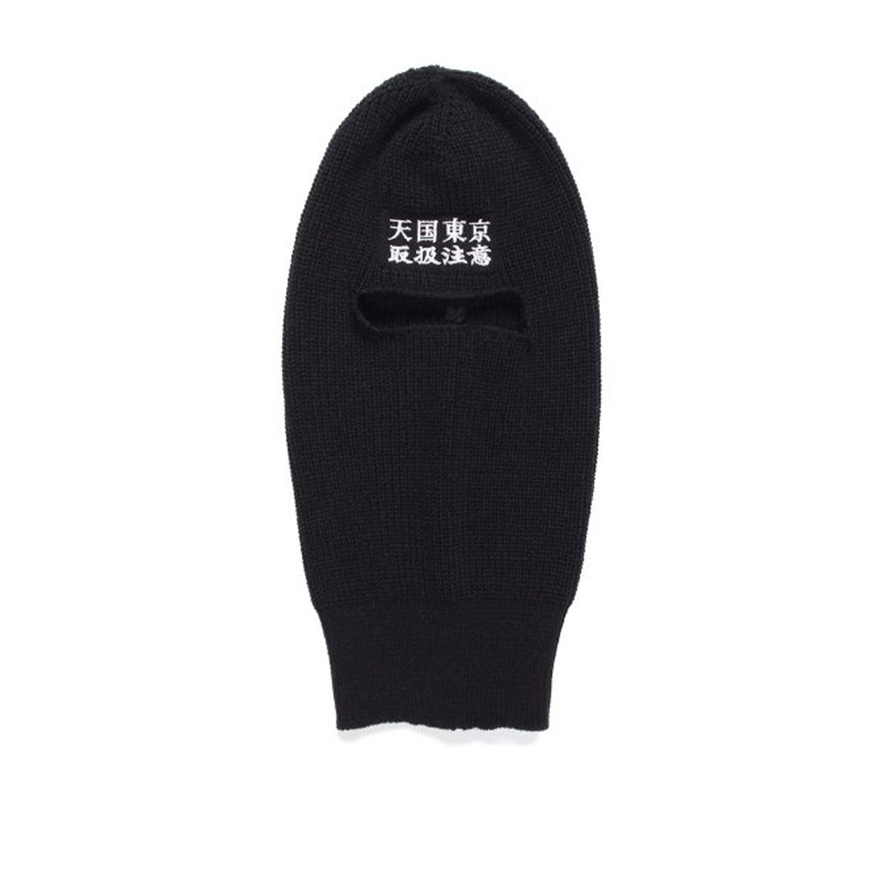 wacko maria black eye patch balaclava (black) - a.plus