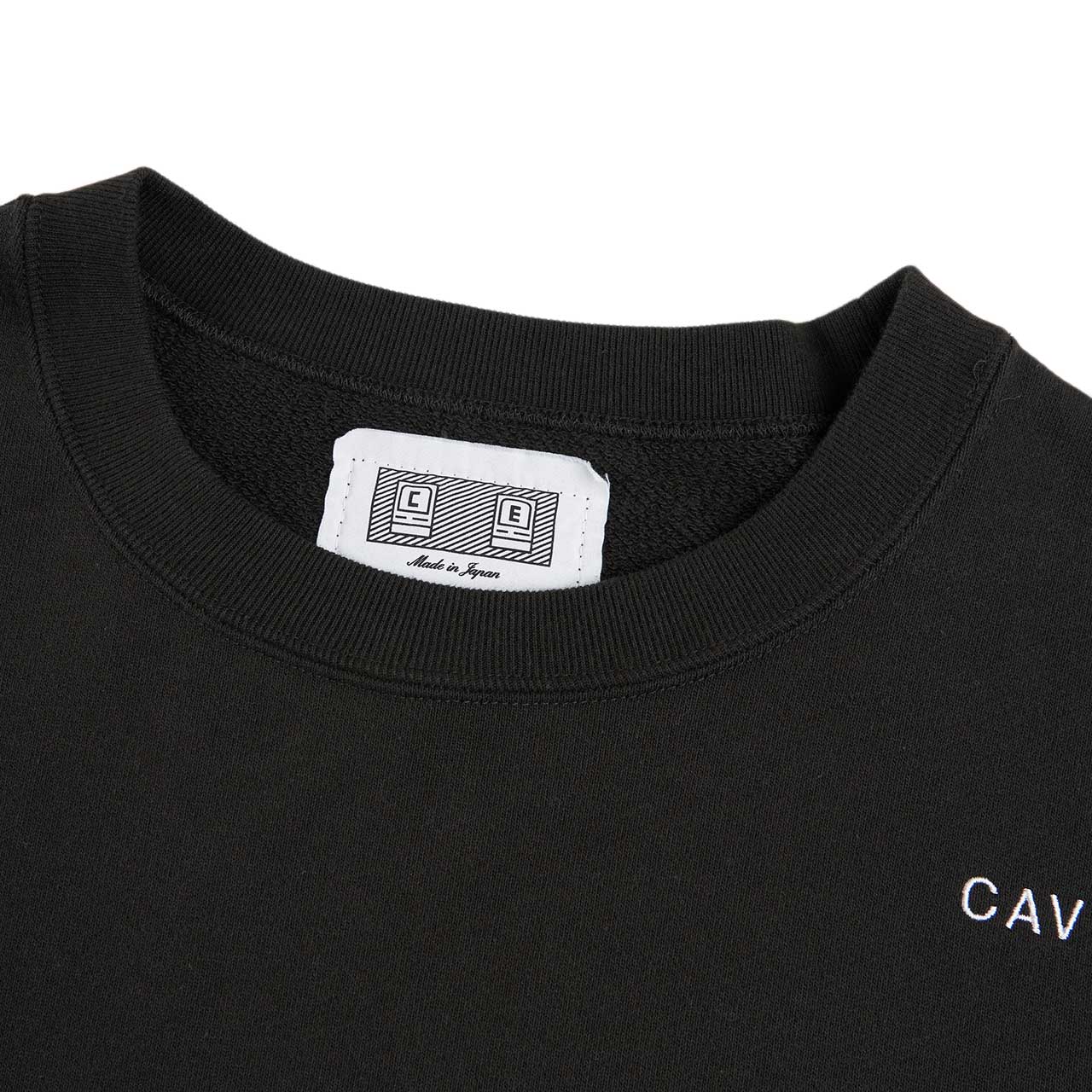 cav empt solid crew neck (black) - a.plus