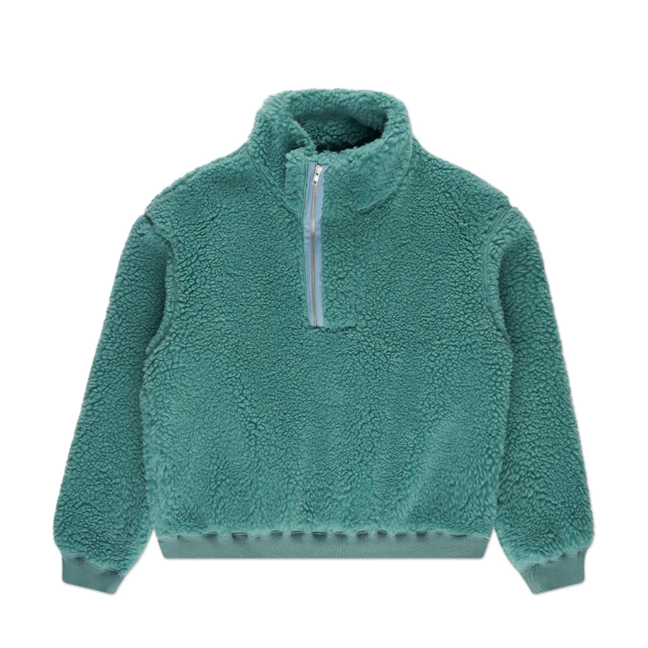cav empt wool boa heavy zip up (green) - a.plus