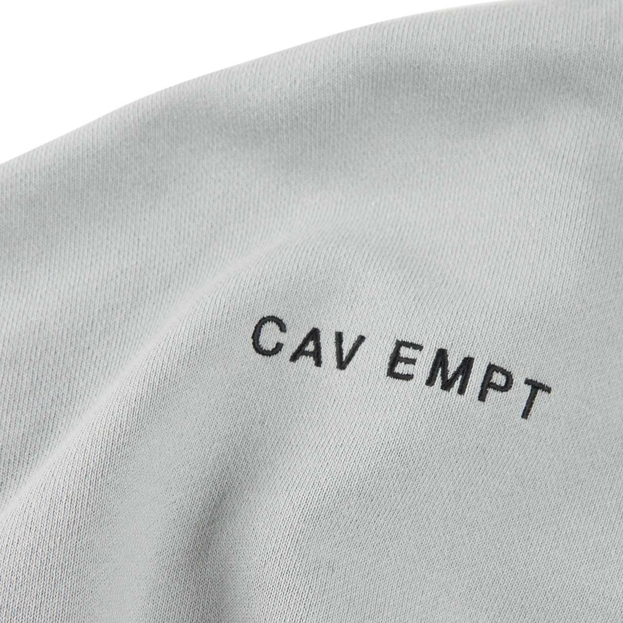 cav empt solid heavy hoody (grey) - a.plus