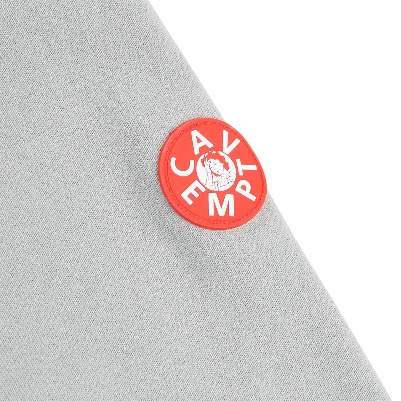 cav empt solid heavy hoody (grey) - a.plus