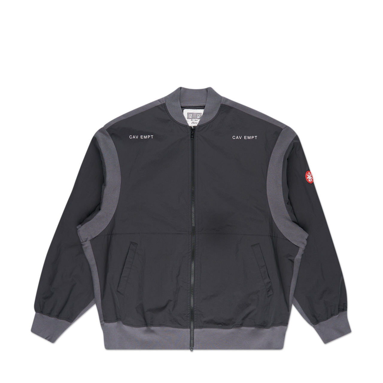 cav empt rib seam zip jacket (black) - a.plus