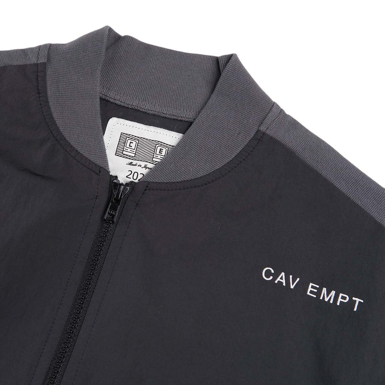 cav empt rib seam zip jacket (black) - a.plus