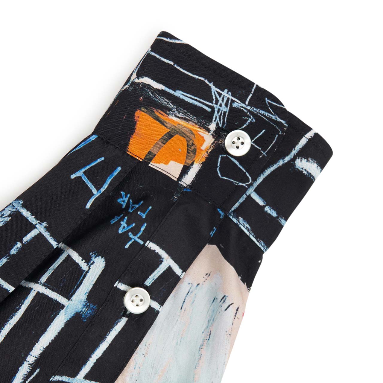 wacko maria jean-michel basquiat / hawaiian shirt l/s type-1 (multi) - a.plus