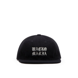 wacko maria wool 6 pannel cap (black) - a.plus