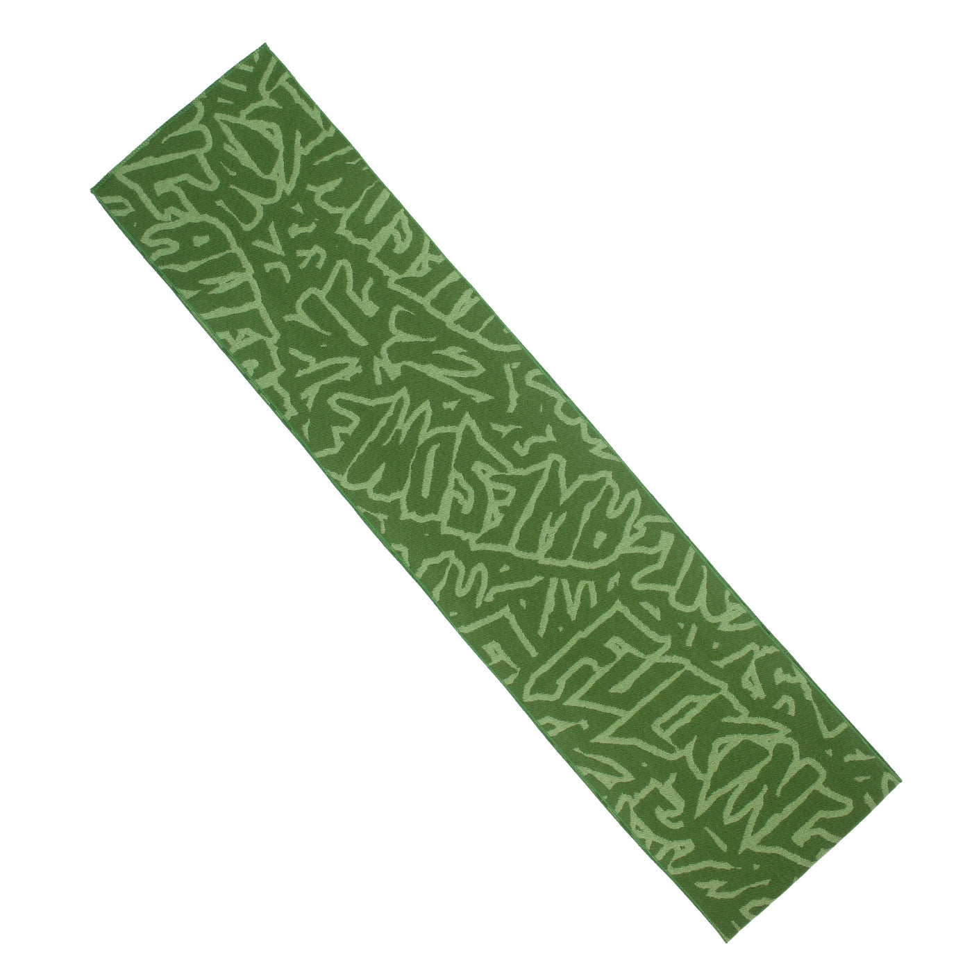 fucking awesome sticker stamp scarf (light green / green) - a.plus