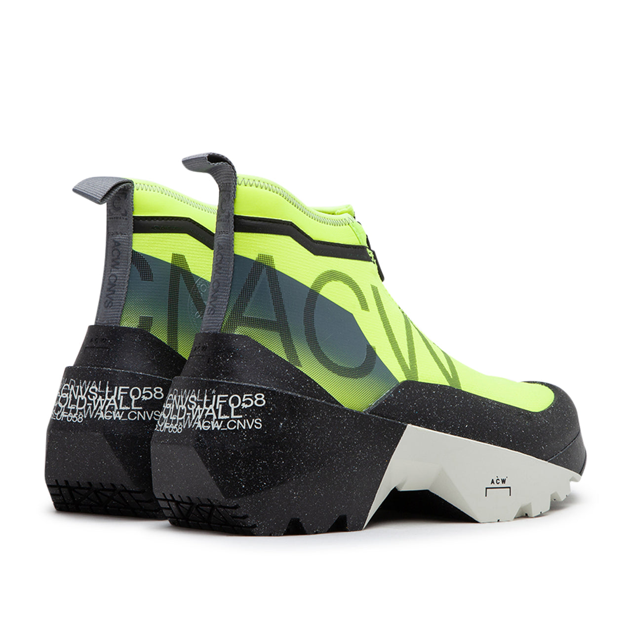 converse x a-cold-wall* geo forma boot hi (neon yellow / black) - a.plus