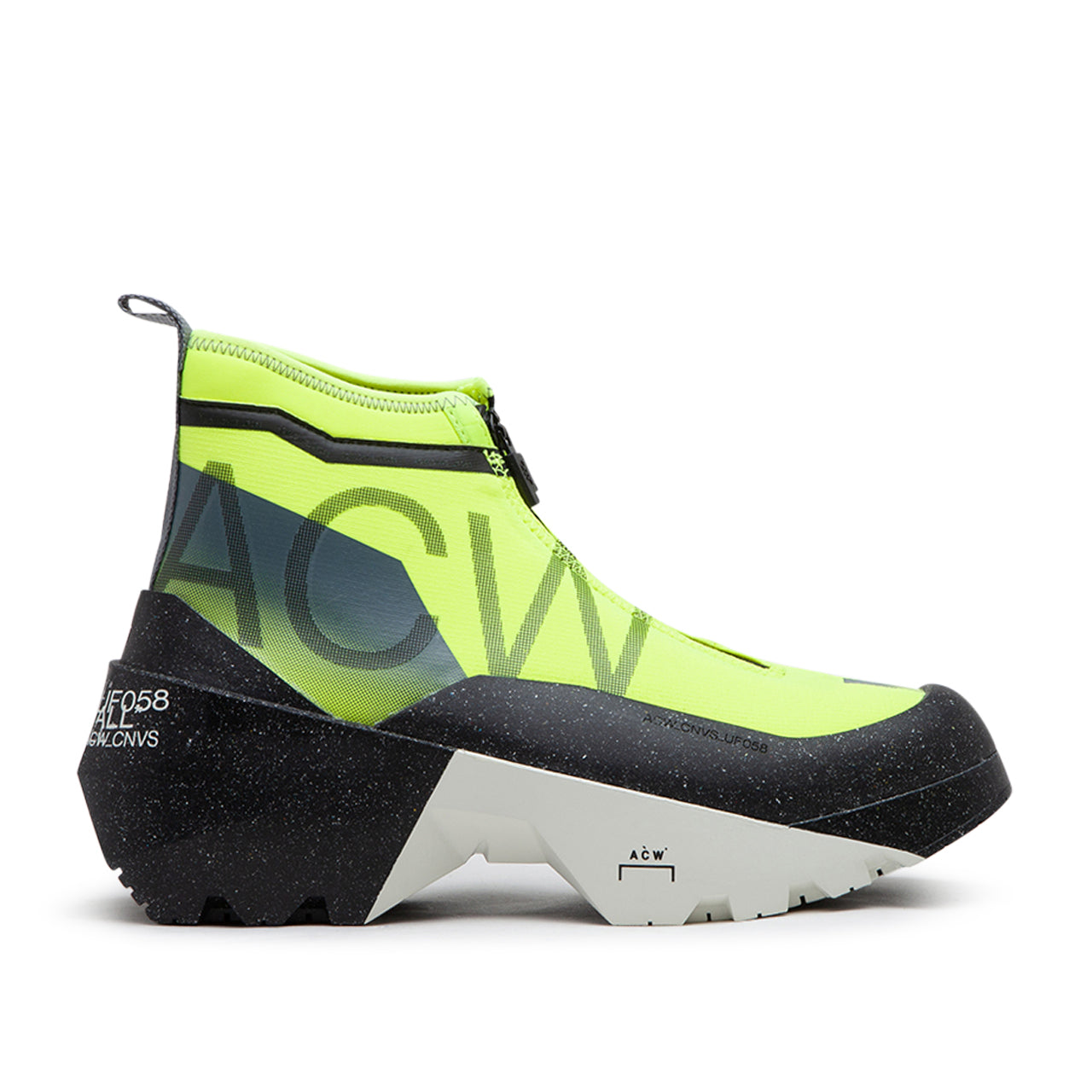 converse x a-cold-wall* geo forma boot hi (neon yellow / black) - a.plus