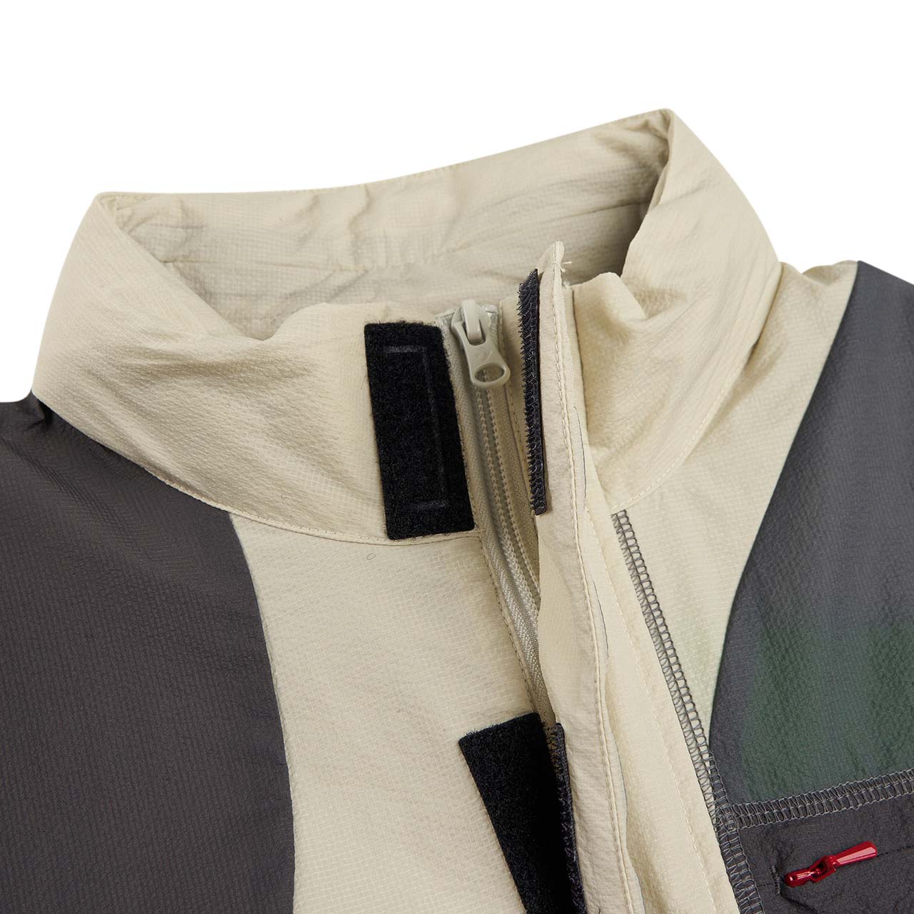 converse x a-cold-wall* woven jacket (grey / beige) - a.plus