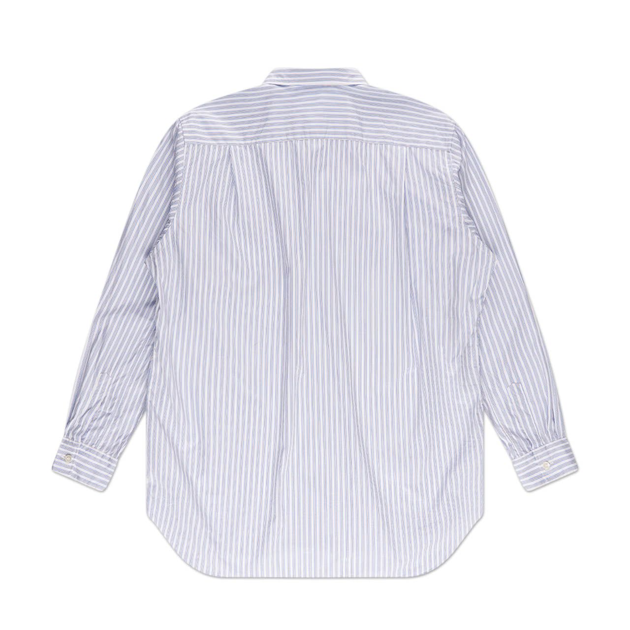 comme des garçons play stripe shirt (white / blue) - a.plus