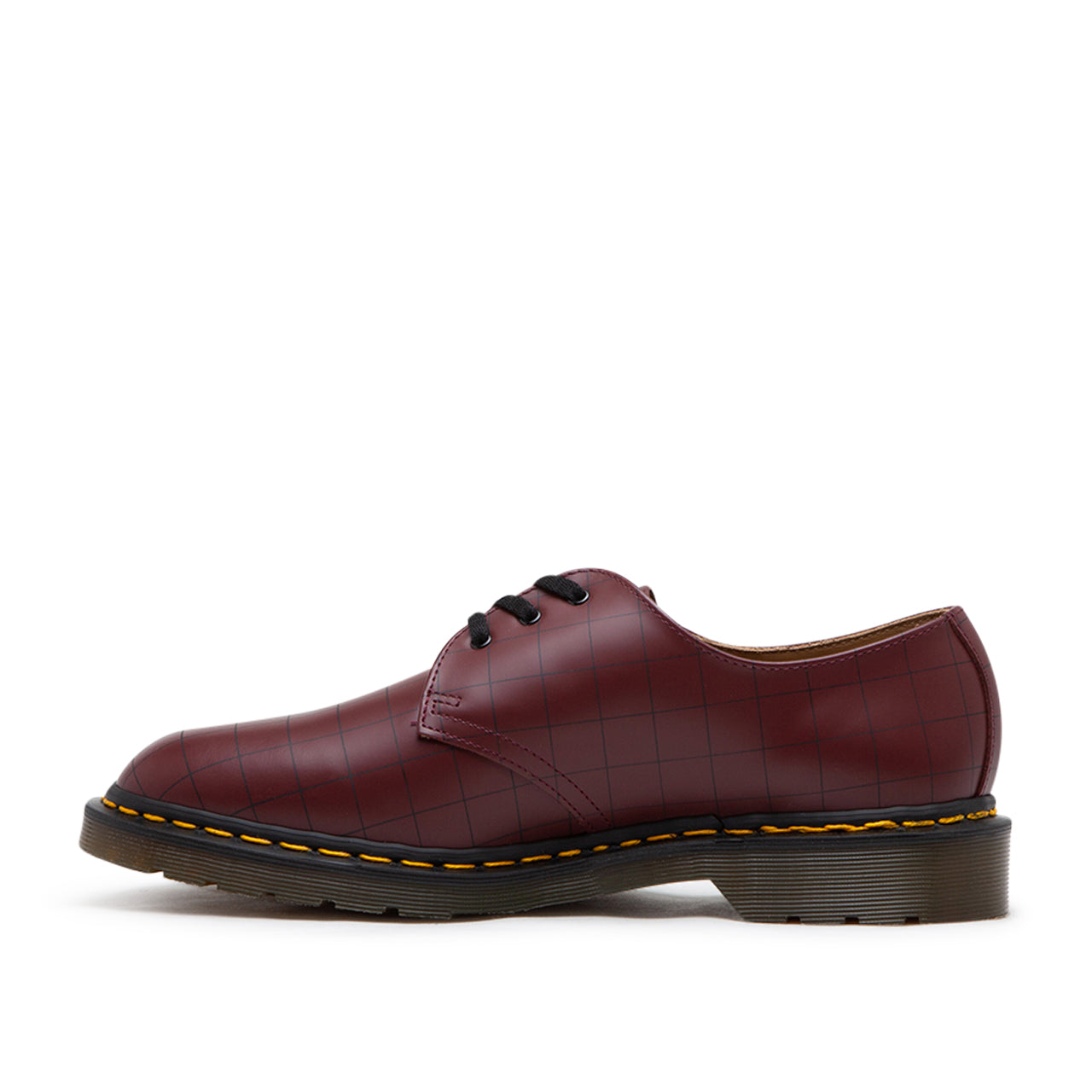 dr. martens x undercover 1461 check smooth (red) - a.plus