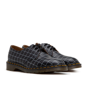 dr. martens x undercover 1461 check smooth (black) - a.plus