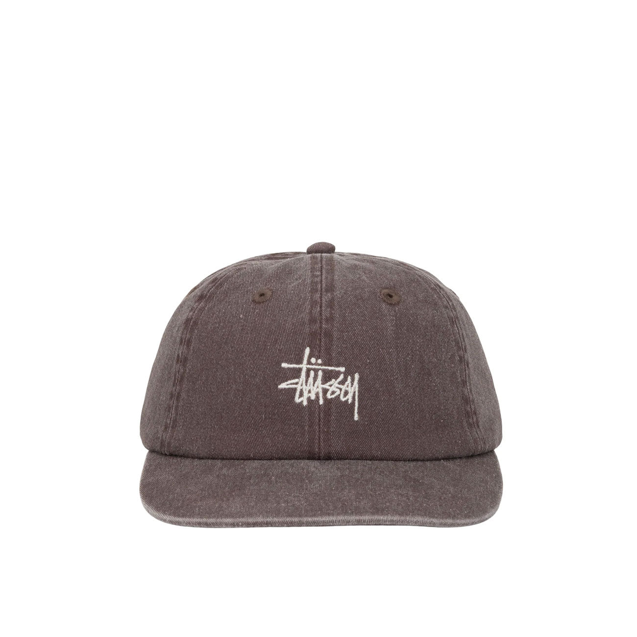 stüssy washed stock low pro cap (mud) - a.plus