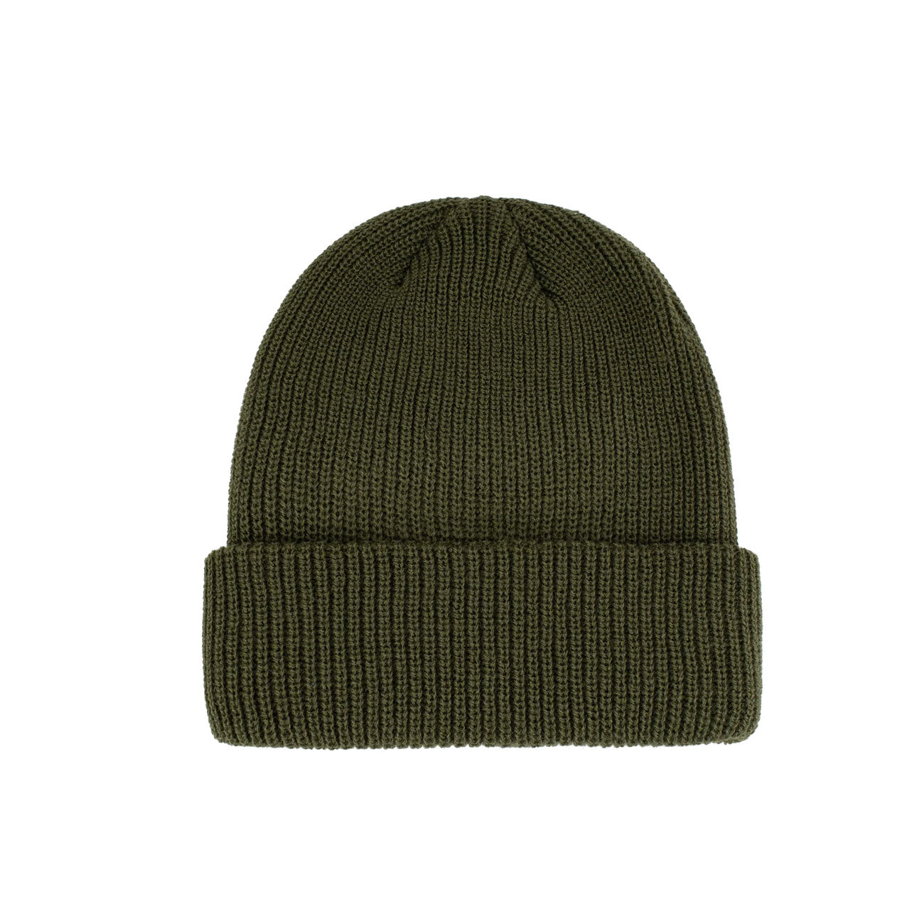 stüssy basic cuff beanie (olive) - a.plus