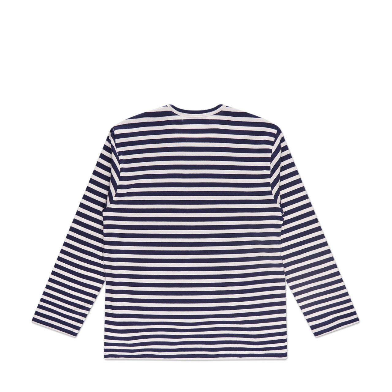 comme des garçons play longsleeve (white / blue) - a.plus