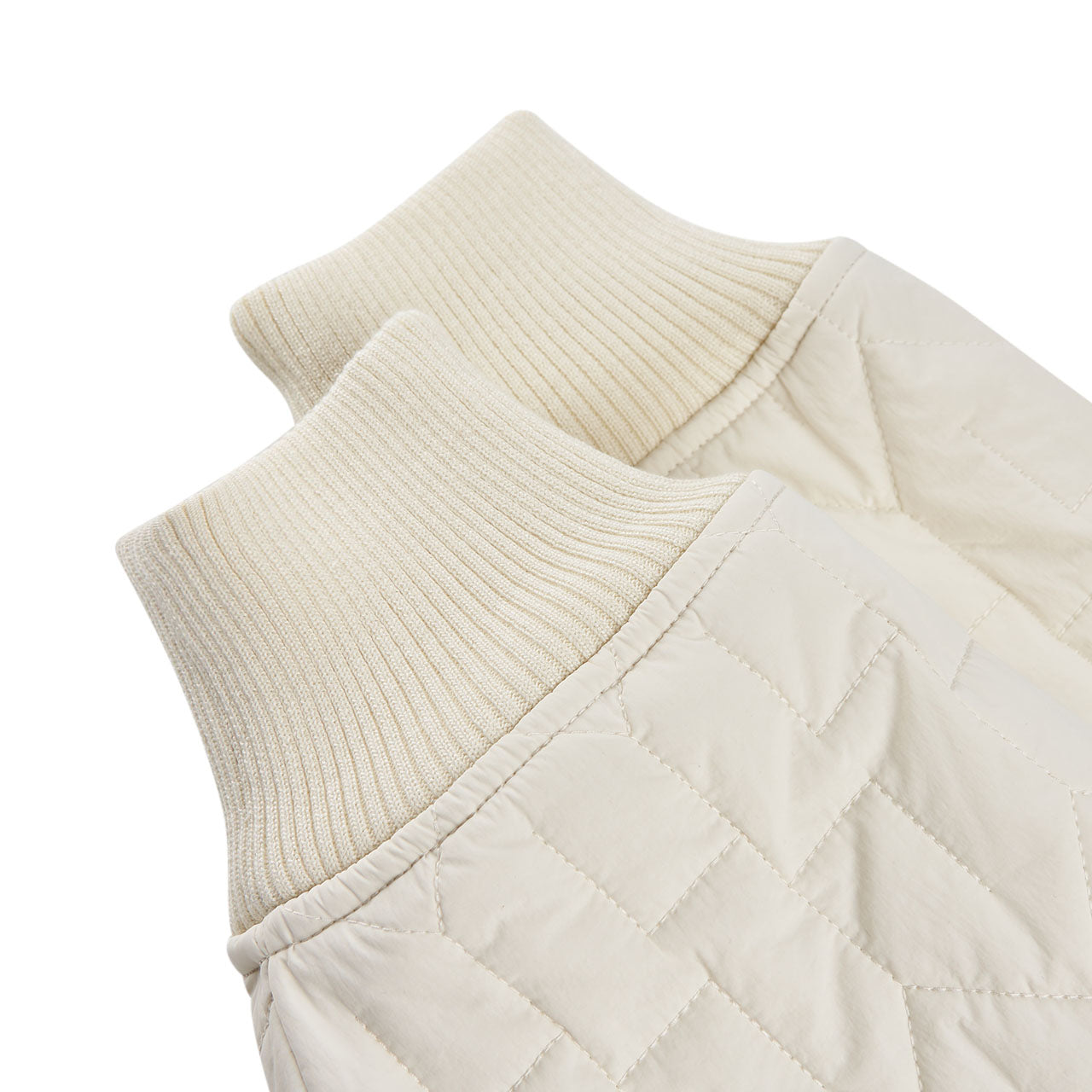 stüssy s quilted liner jacket (cream) - a.plus