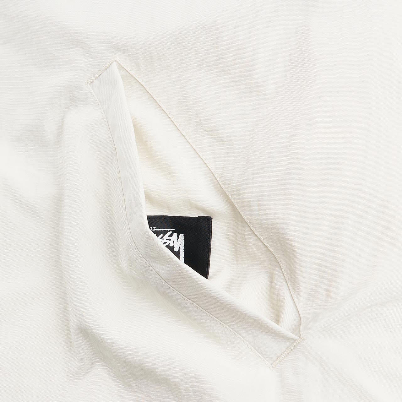 stüssy reversible quilted vest (cream) - a.plus