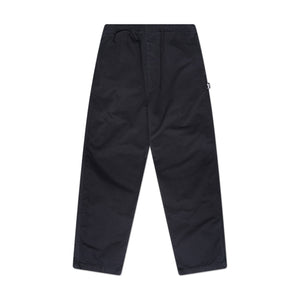 stüssy brushed beach pant (black) - a.plus