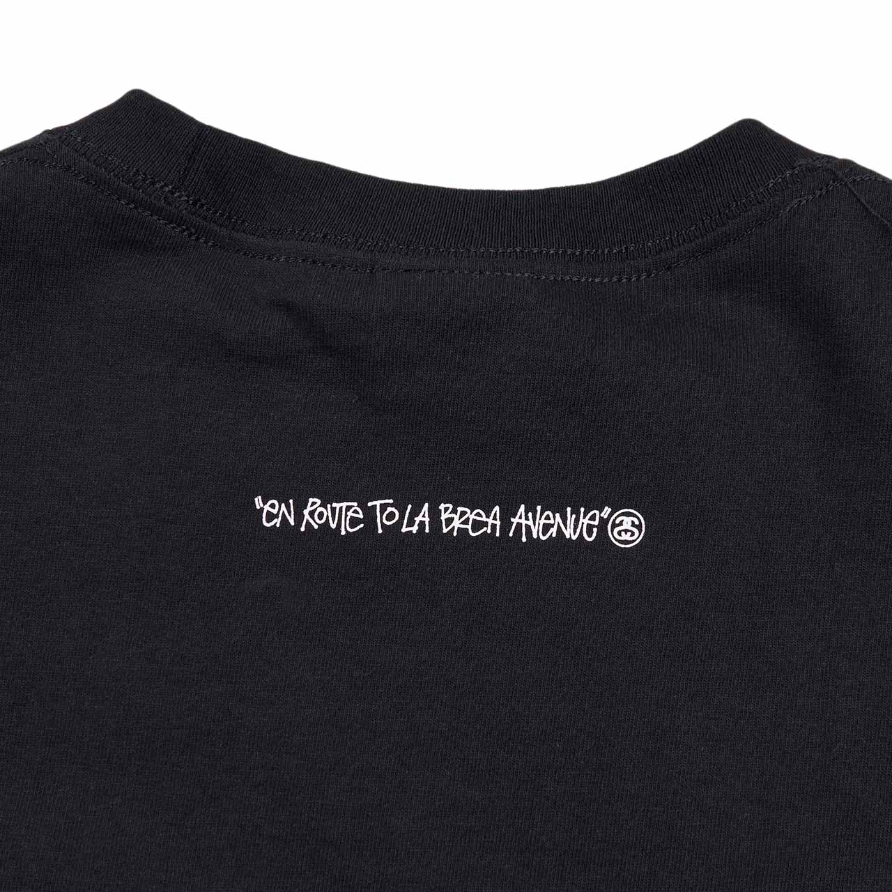 stüssy ss highway tee (black) - a.plus