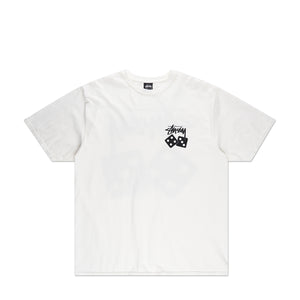 stüssy dice pigment dye tee (natural) - a.plus