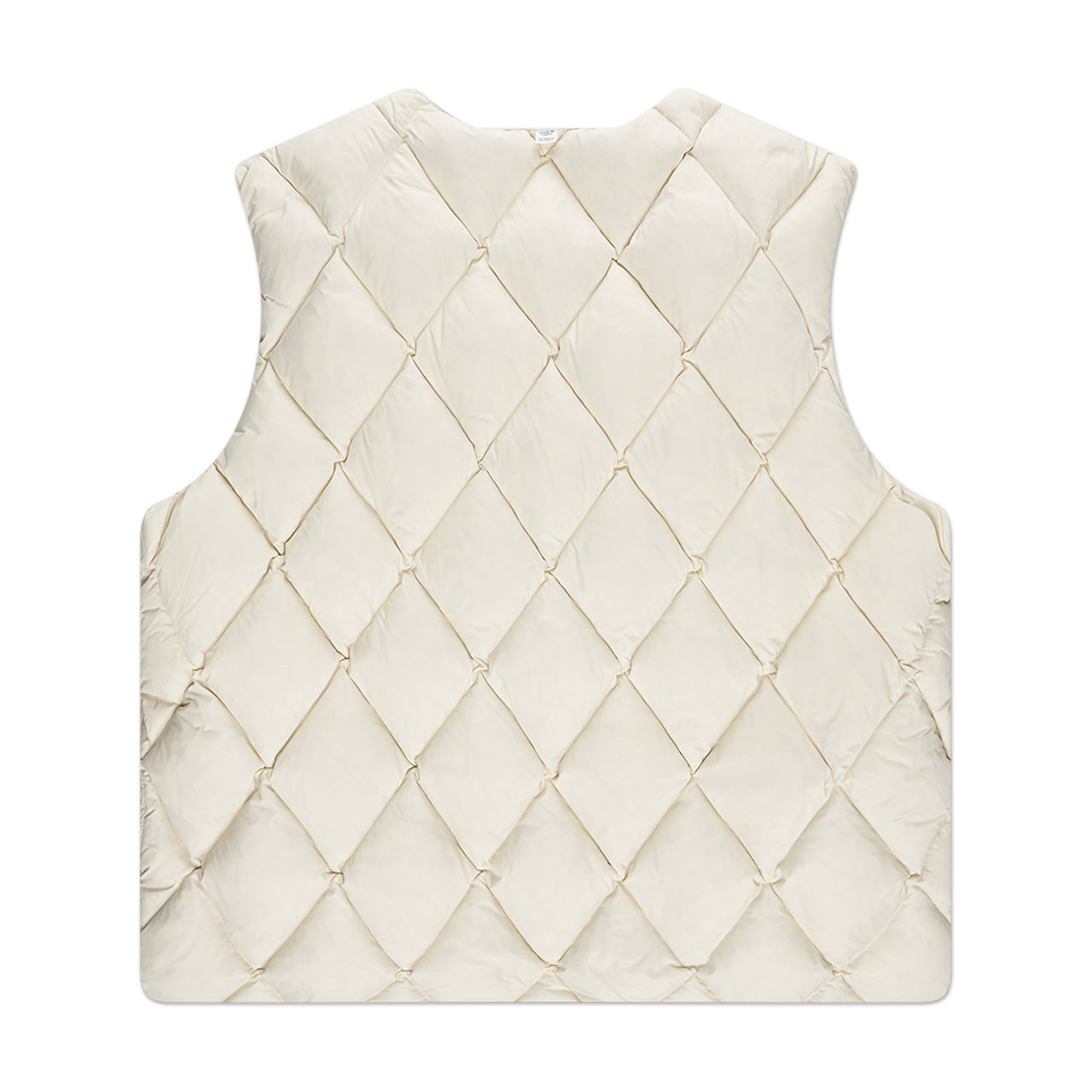stüssy reversible quilted vest (cream) - a.plus
