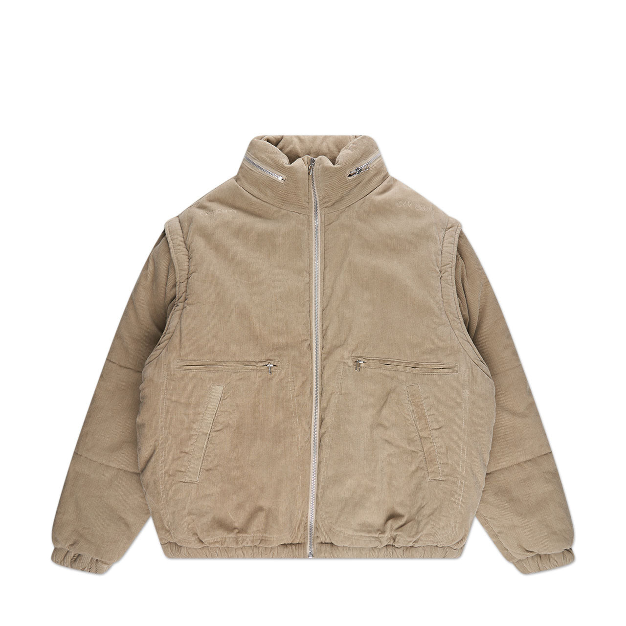 cav empt cord bomber jacket (beige) - a.plus