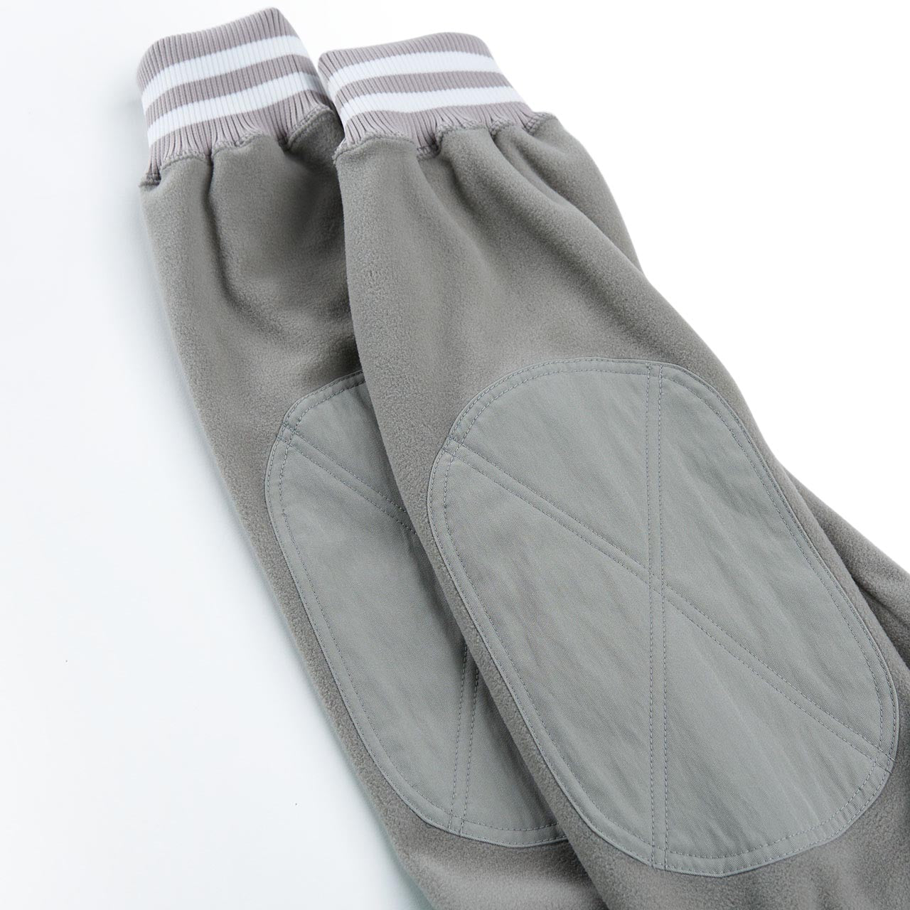 cav empt fleece zip up jacket (beige / white) - a.plus