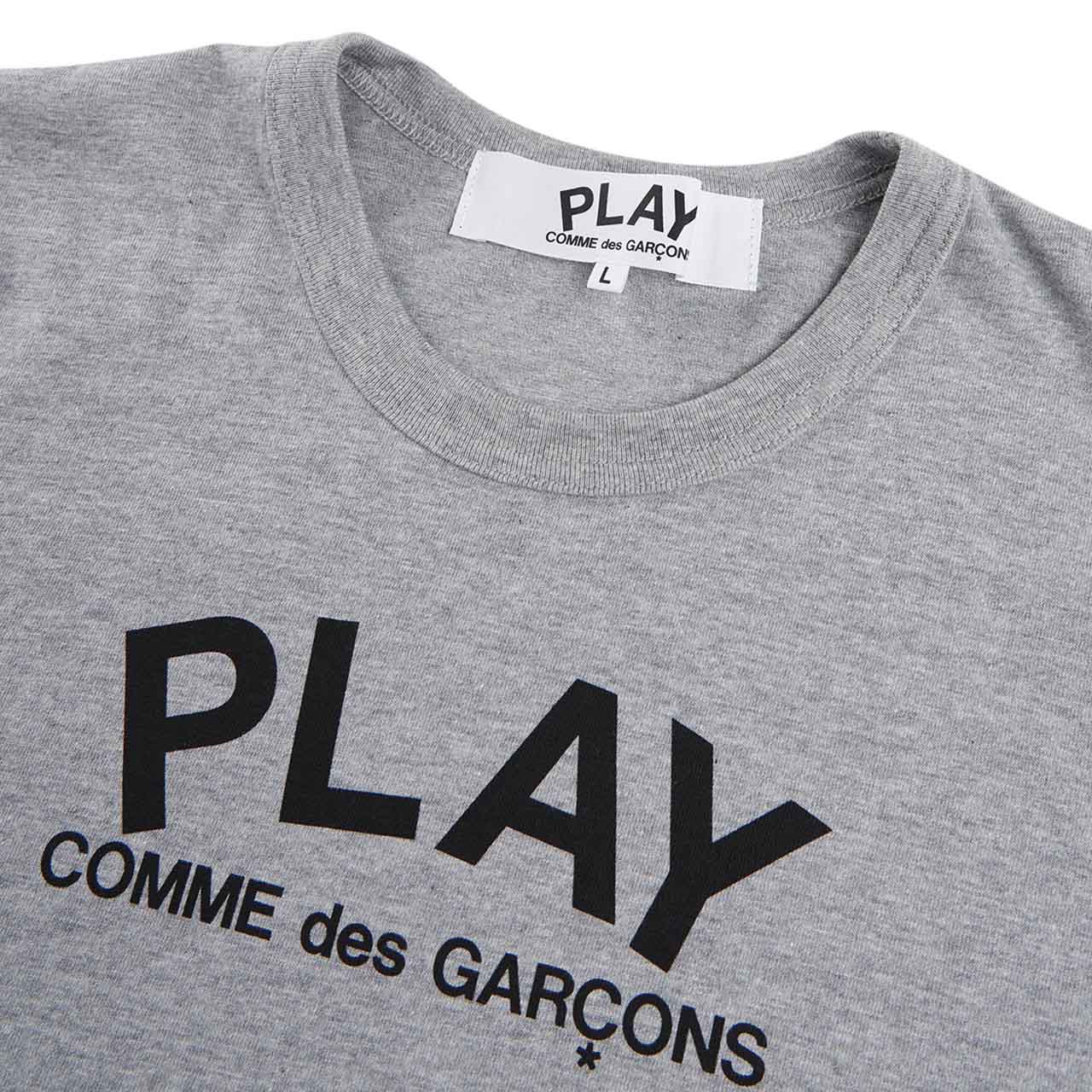 comme des garçons play t-shirt (grey) - a.plus