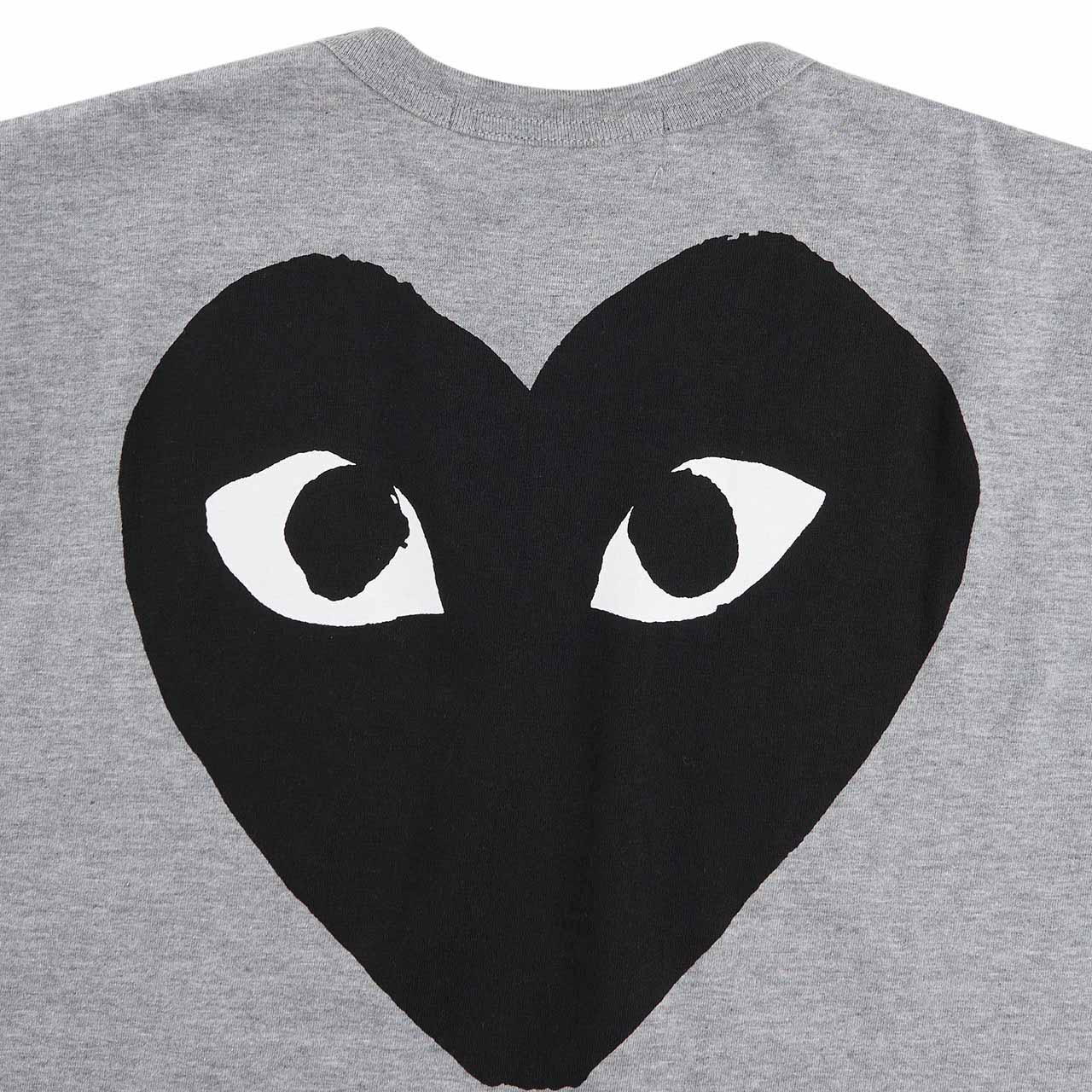 comme des garçons play t-shirt (grey) - a.plus