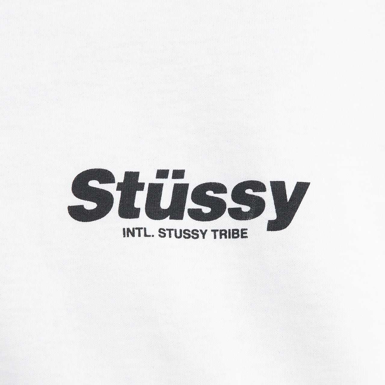 stüssy rabbit hole tee (white) - a.plus