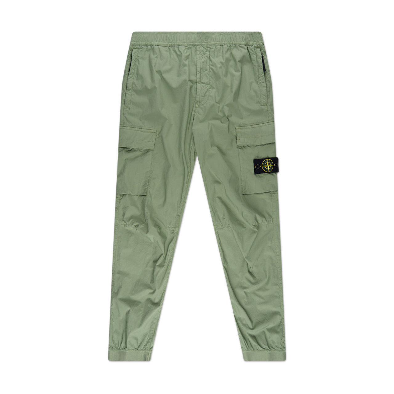 stone island regular tapered pants (sage) - a.plus