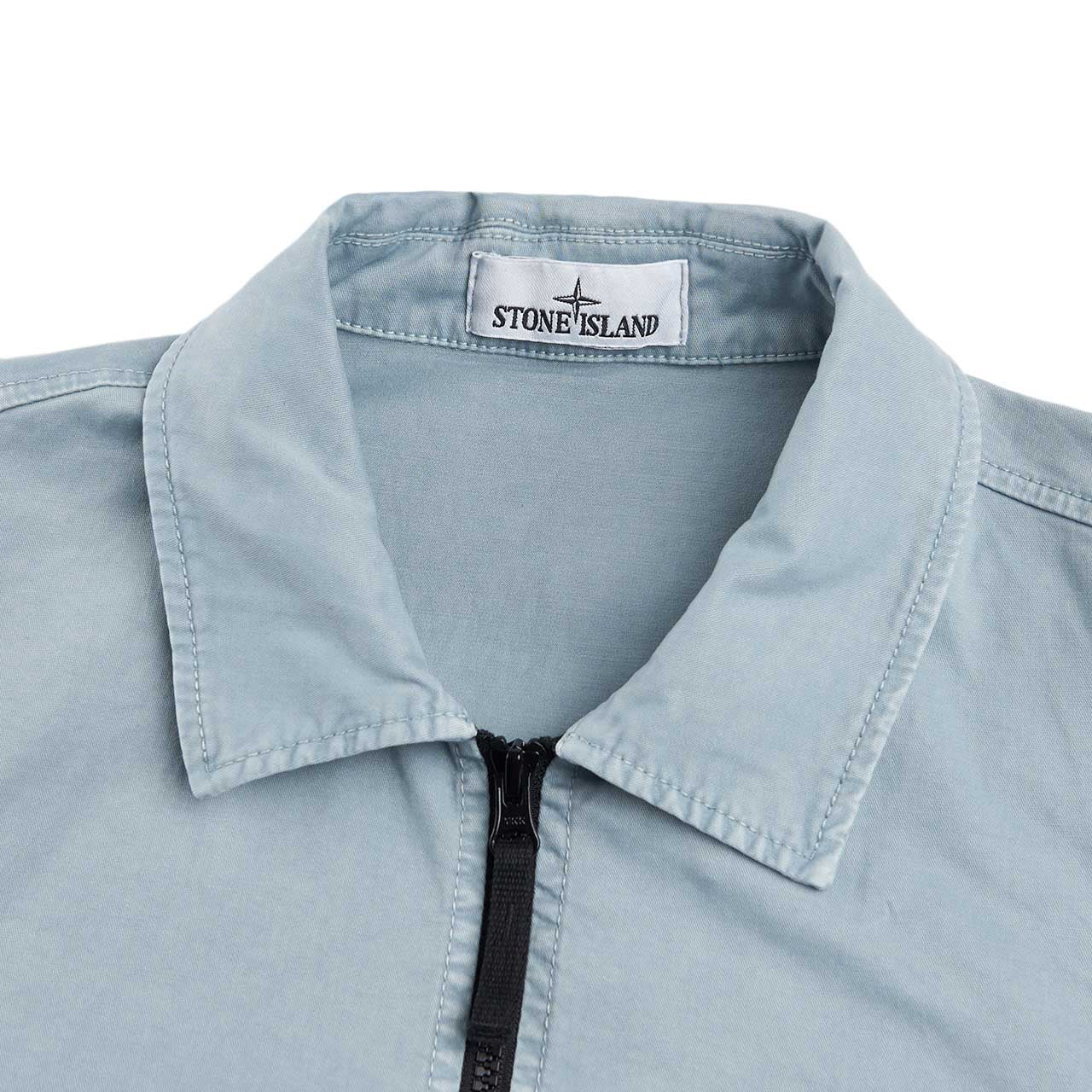 stone island overshirt (sky blue) - a.plus