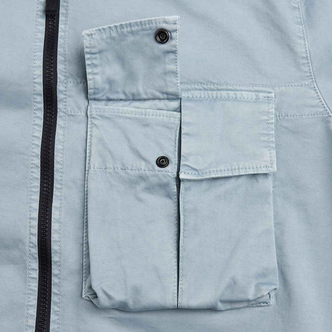 stone island overshirt (sky blue) - a.plus