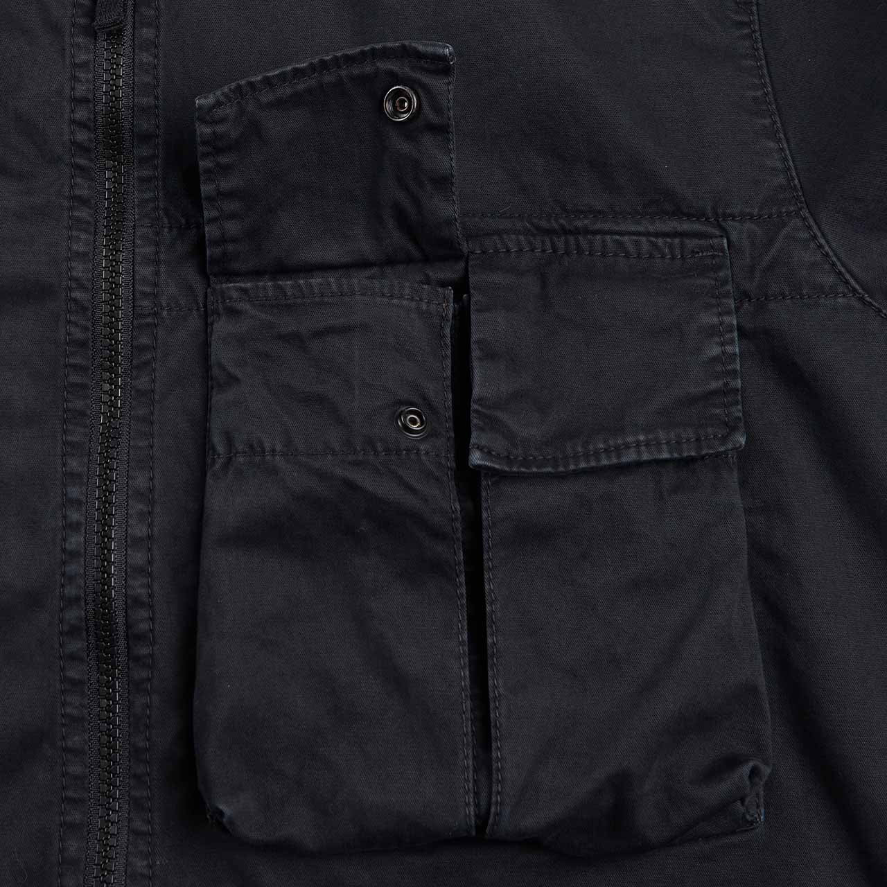 stone island overshirt (black) - a.plus