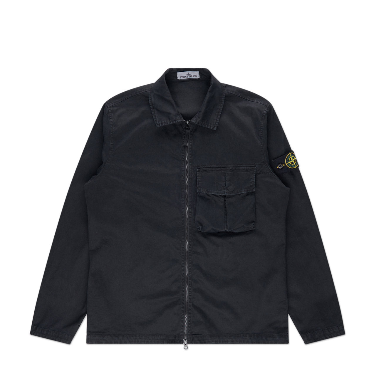 stone island overshirt (black) - a.plus