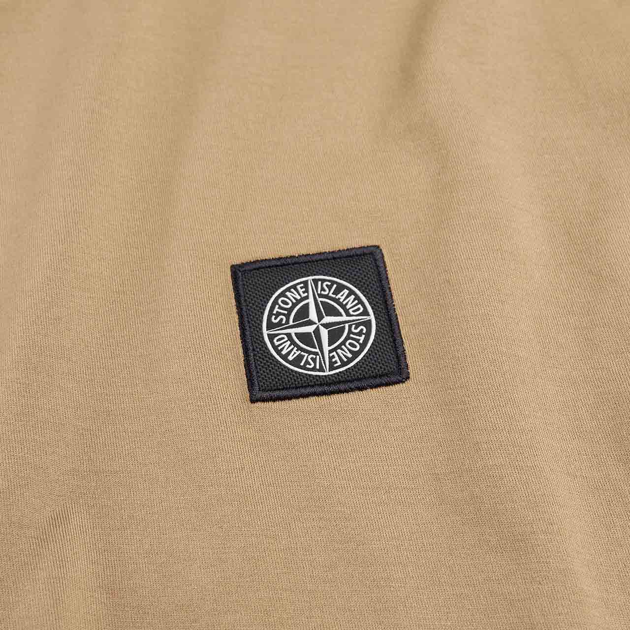 stone island t-shirt (dark beige) - a.plus