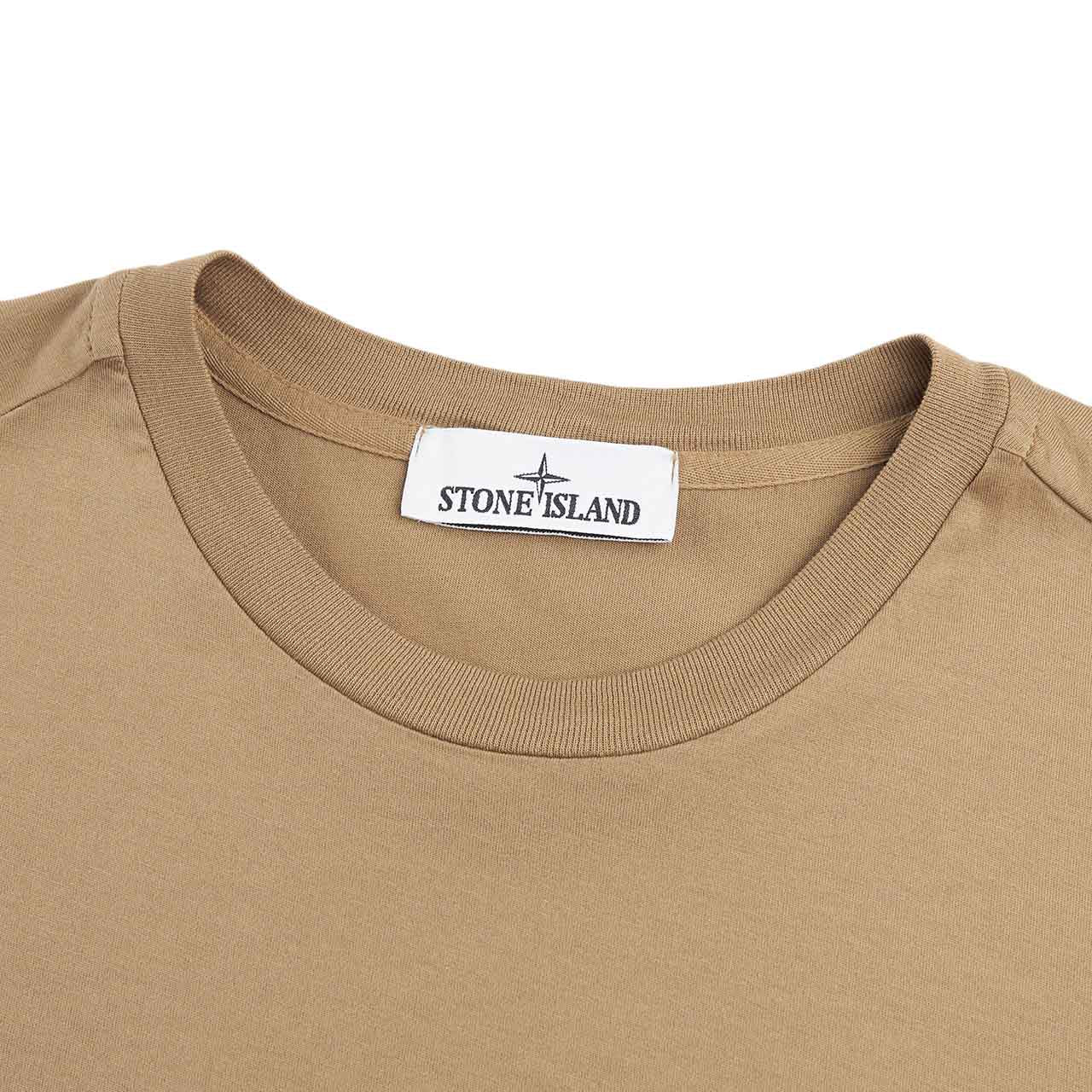 stone island t-shirt (dark beige) - a.plus