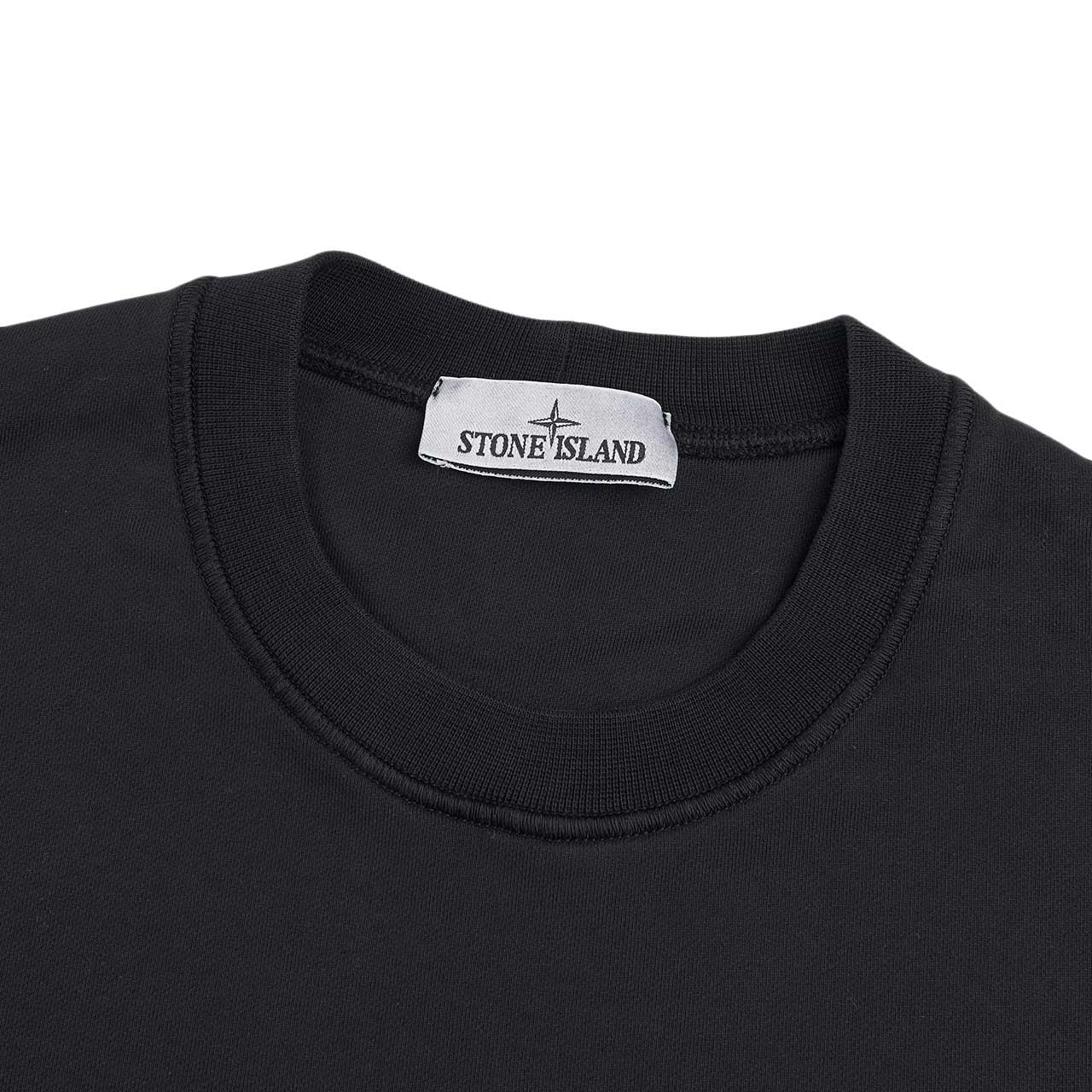 stone island sweatshirt (black) - a.plus