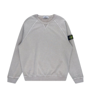 stone island sweatshirt contrast (dove grey) - a.plus