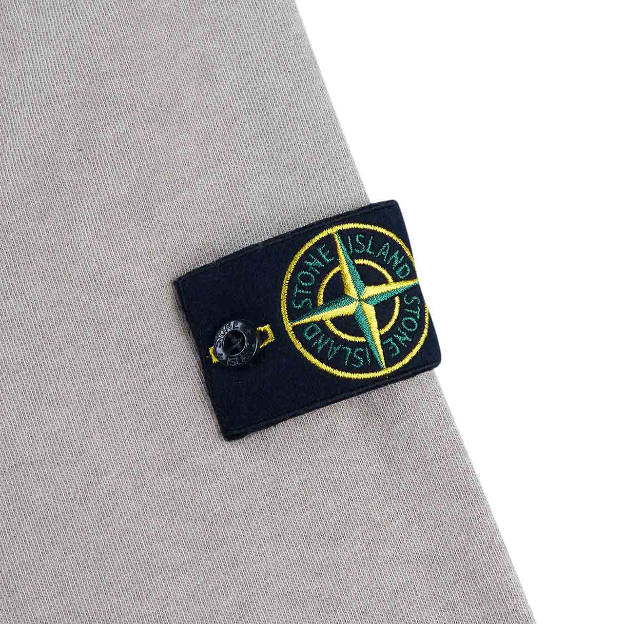 stone island sweatshirt contrast (dove grey) - a.plus