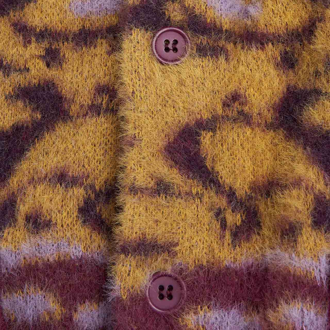 fucking awesome hairy water cardigan (burgundy) - a.plus