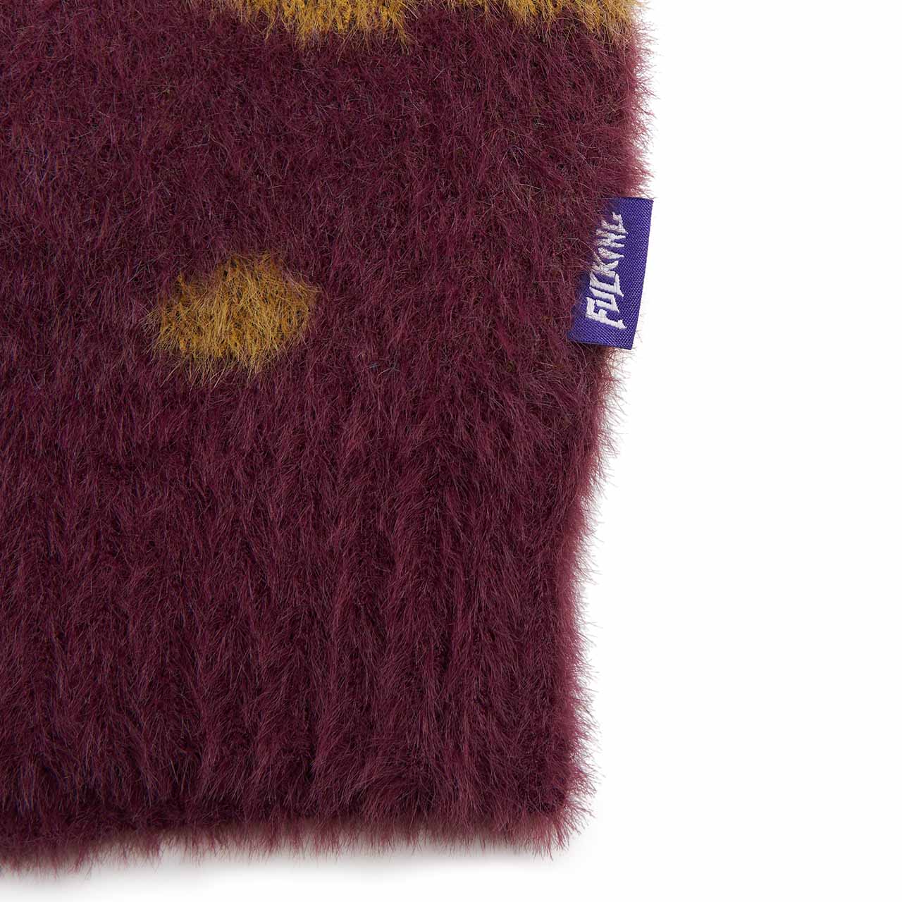 fucking awesome hairy water cardigan (burgundy) - a.plus