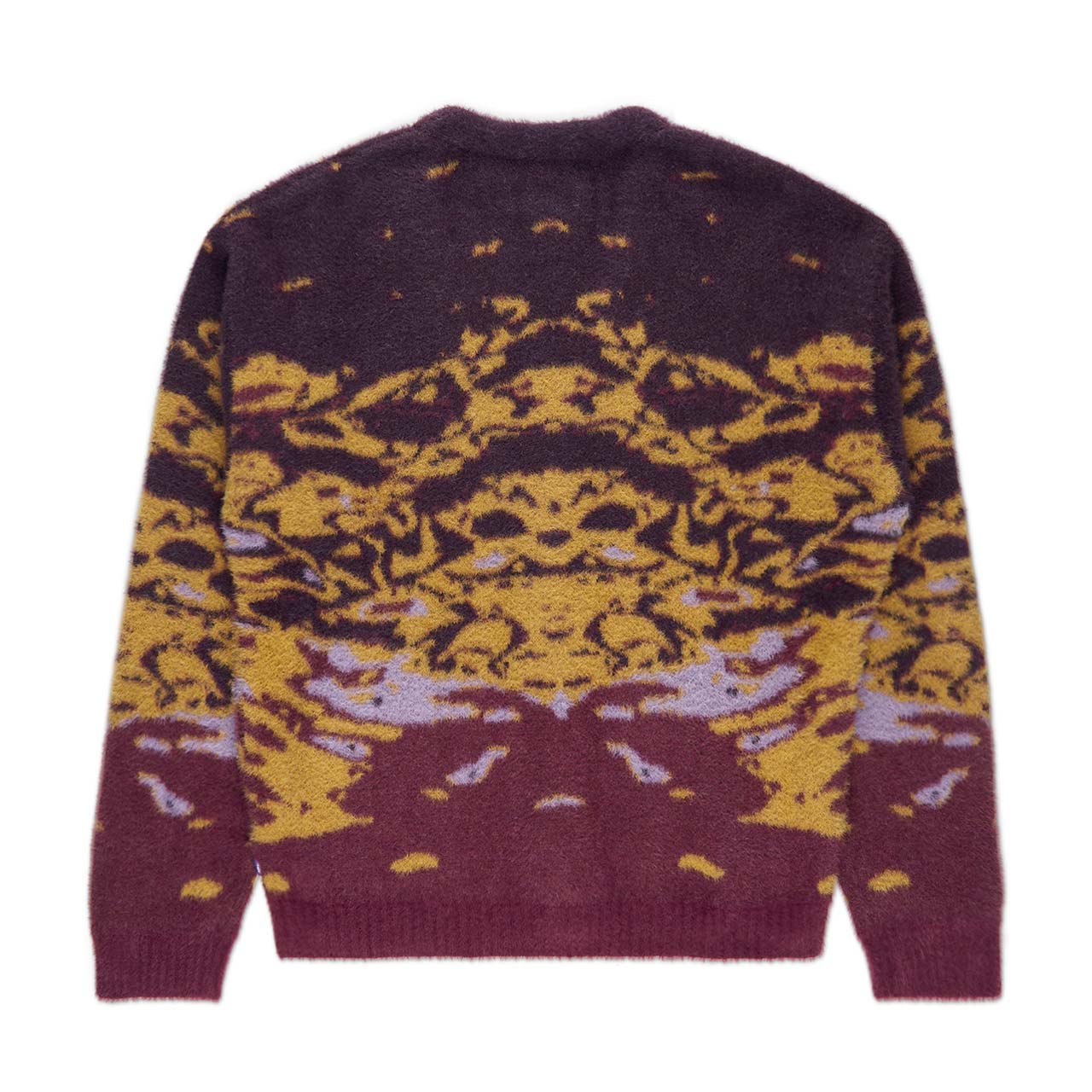 fucking awesome hairy water cardigan (burgundy) - a.plus