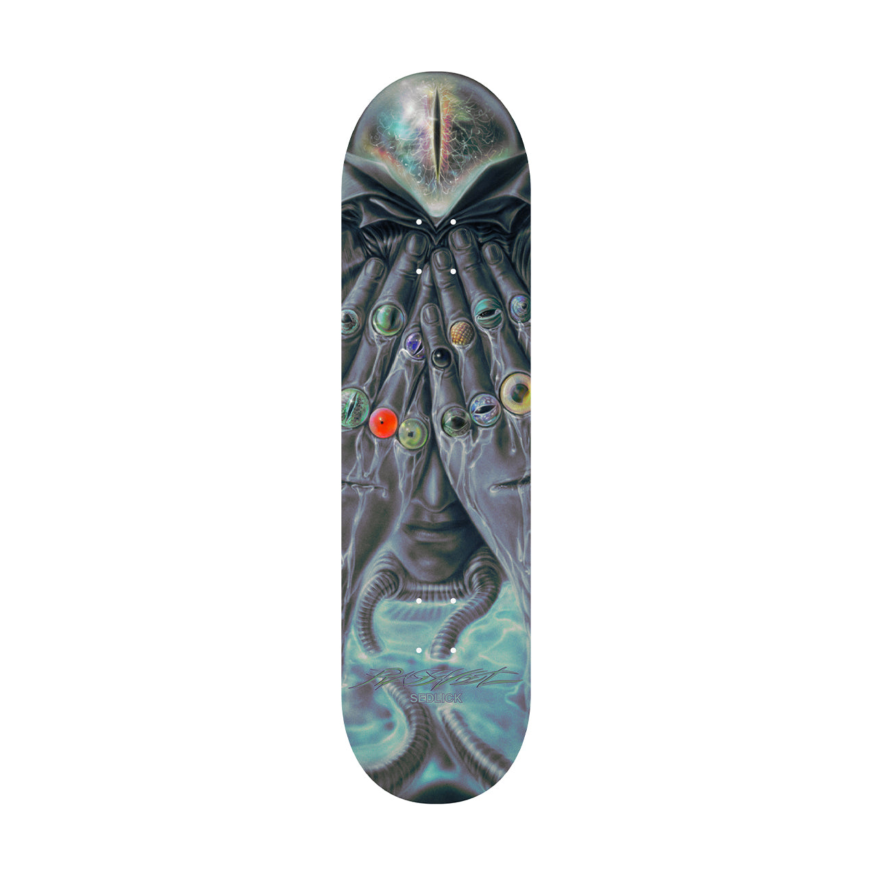 rassvet sedlick wood skatedeck (black) - a.plus