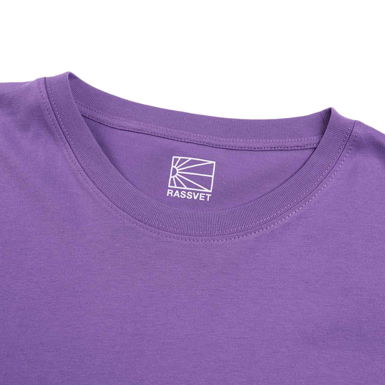 rassvet men logo t-shirt (purple) - a.plus