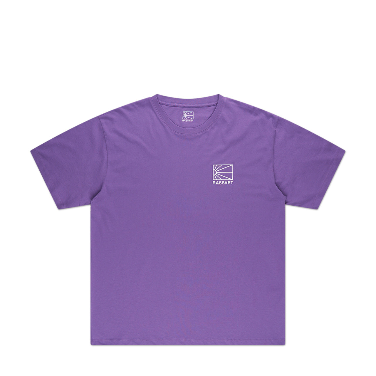 rassvet men logo t-shirt (purple) - a.plus